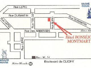 Hotel Bonsejour Montmartre Paris